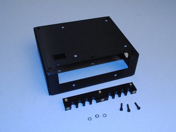 Install the Inner strain relief using 3x M3 x 12 SHCS and M3 washers.