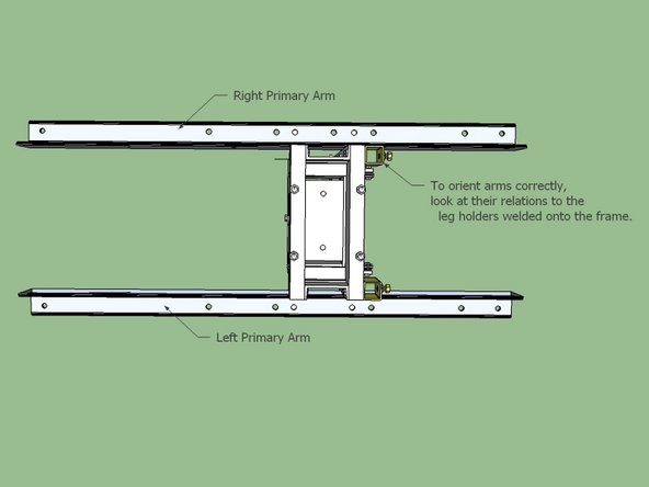 Clamp them on the drawer members on the frame so that they are in the proper orientation. See image.