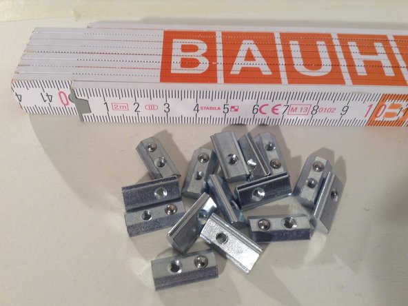 [15] nut, t-slot, post