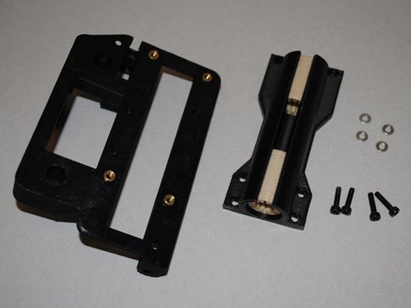 INSTALL THE DOUBLE BEARING HOLDER