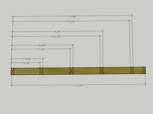 Next, we are creating the "rim joists." Two of these are used for the module w/o the notch, and one is used for the module with the notch.