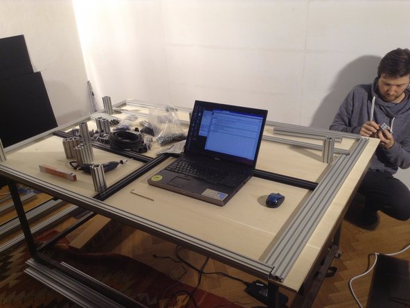 Lay out materials for outer frame from http://labs.nortd.com/lasersaur/bom-subs...