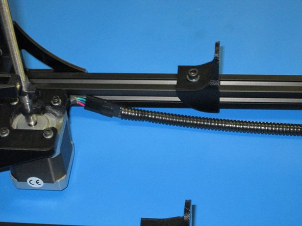 Connect the Z motor extension to the right Z motor.