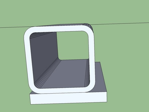Lay the spacer tube on top of the press plate, align the sides and make the back edge flush.