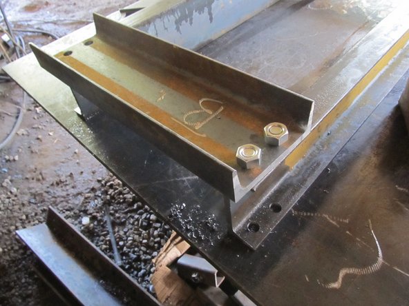 Before drilling, double check that when the holes go thru the vertical members, they will be on the lip of the U-channel, not going into the wall, or off of the lip.