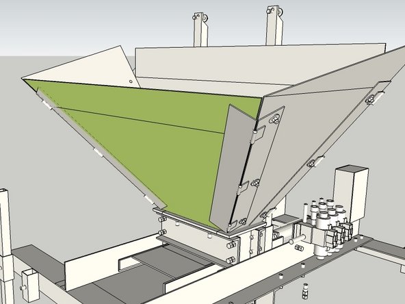 Clamp the final piece in place to the other side of the side pieces.