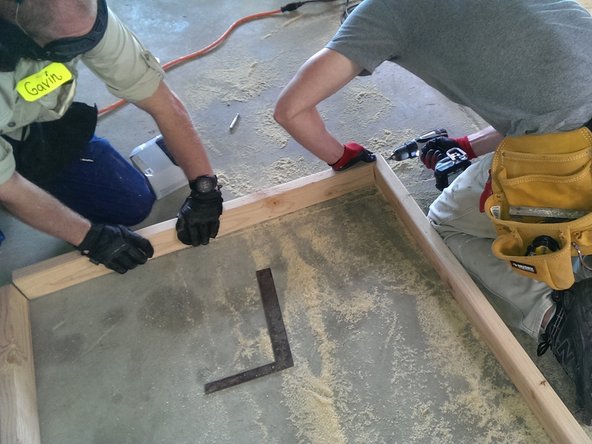 Pay special attention to how the pieces come together on the corners.