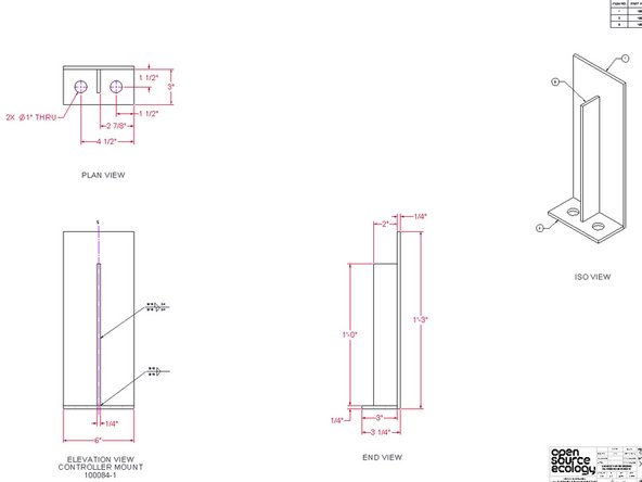 Find your controller box and locate its mounting holes on the back.