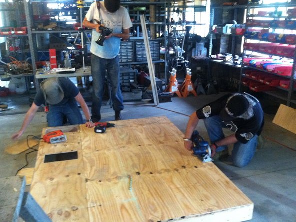 We left two openings on the bathroom side (as shown in the 3d model image in the beginning of this guide). These openings allow for the connection of drain pipes and the shower faucet.