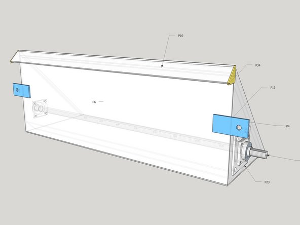 Move the quick attach plate into position on the finger.