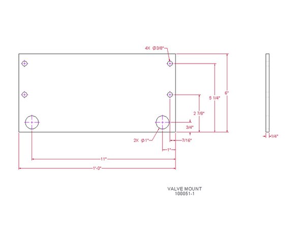 Punch all holes, or drill if necessary.