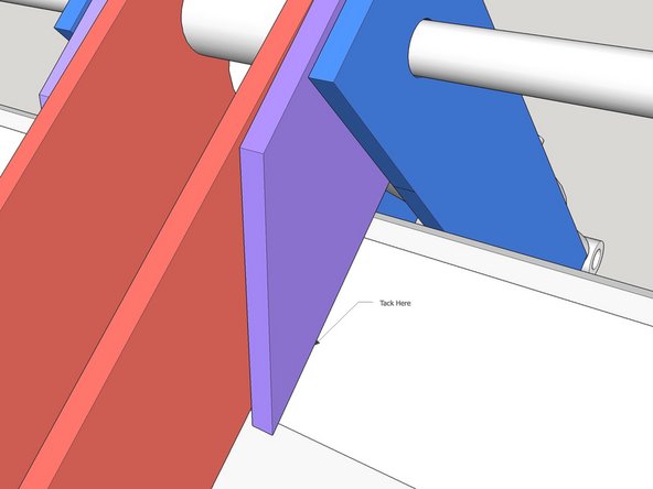 Be careful in this stage not to weld any of the other parts as they need to be removed. only Tack (dont finish weld yet) the outer seams of the 2x P31 hinges onto the QA lip.