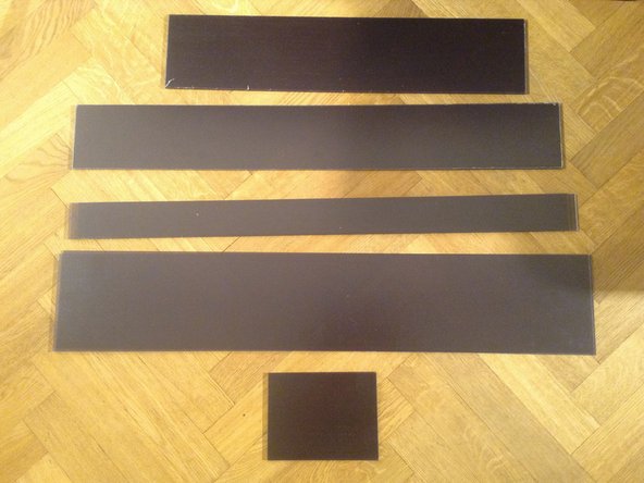 [2] polycarbonate sheet 600x130x3mm 3.04