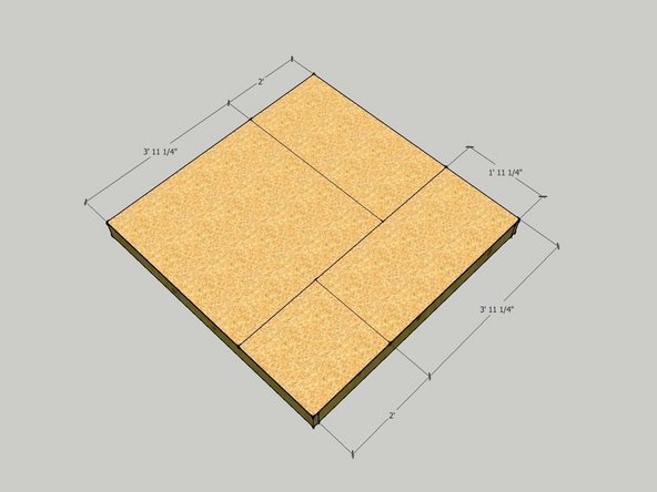 One of your floor modules will look like this.