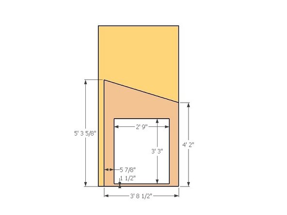 Interior sheathing for module 7b