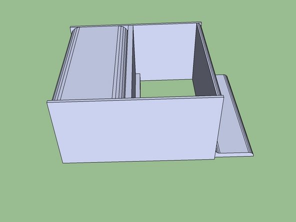 Tack the back piece in a few spots, with a 1" seam on each side.