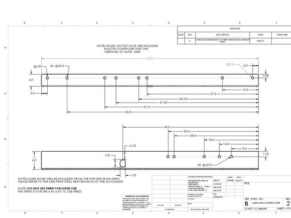 Use this piece to mark the locations on the other side. They are to be mirrored, so make sure they aren't in the same exact orientation.