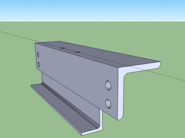 Weld the bottom 2x2 to the 21" 4x4.