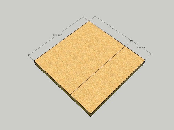 Two of your floor modules will look like this.