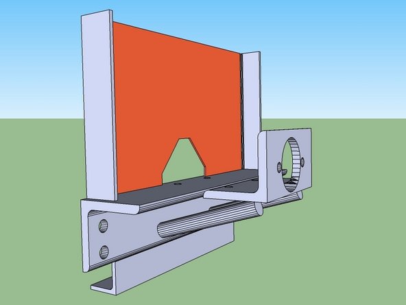 Weld the rebars onto the underside of the mount.