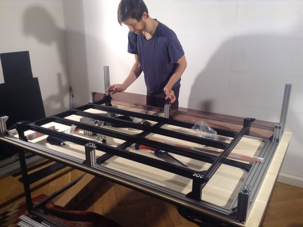 Insert the large separation panels