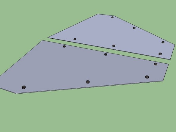 Place 1/2" bolts thru the side pieces and weld them.