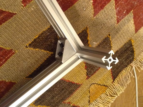 Build the verticals of the door frame.