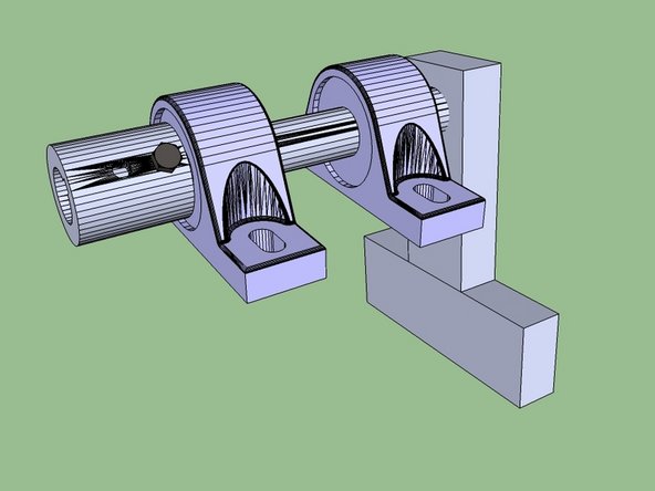 Put the coupler onto the shaft.