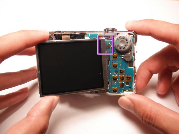 Sony Cyber-shot DSC-W55 Motherboard - Second Half Replacement: step 15, image 1 of 3