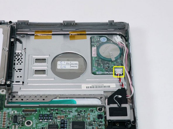 PowerBook G4 Titanium DVI PRAM Battery Replacement: step 6, image 1 of 1