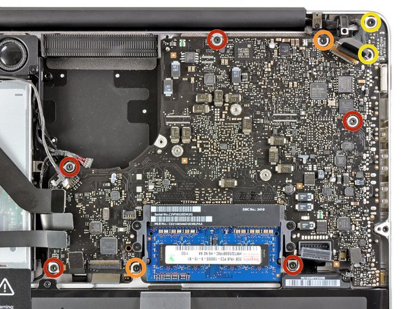 MacBook Pro 13" Unibody Early 2011 MagSafe DC-In Board Replacement: step 16, image 1 of 1