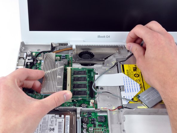 iBook G4 14" 1.42 GHz Logic Board Replacement: step 38, image 1 of 1