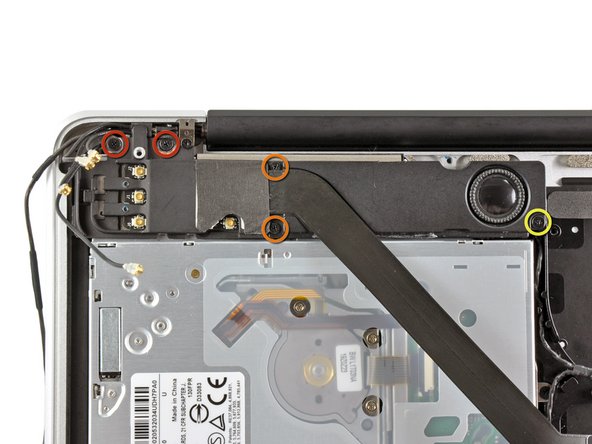 MacBook Pro 13" Unibody Early 2011 Upper Case Replacement: step 30, image 1 of 1