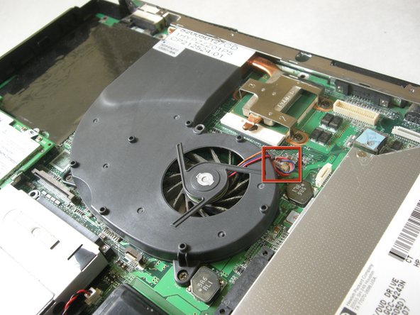 Fujitsu LifeBook N3510 Fan Replacement: step 13, image 1 of 3
