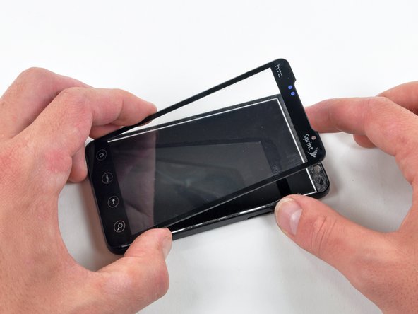 HTC Evo 4G Front Panel Replacement: step 28, image 1 of 2