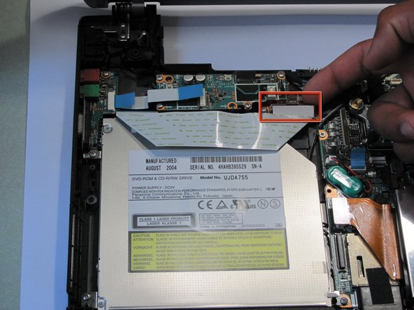 Sony Vaio VGN-S260 Optical Drive Replacement: step 15, image 1 of 2