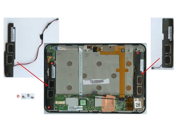 Kindl Fire HD, Further removal of components: step 4, image 1 of 3