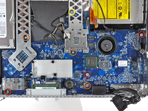 iMac Intel 20" EMC 2105 and 2118 Optical Drive Fan Replacement: step 34, image 1 of 1