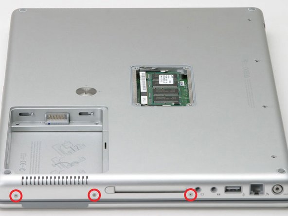 PowerBook G4 Aluminum 15" 1-1.5 GHz RJ-11 Board Replacement: step 4, image 1 of 1