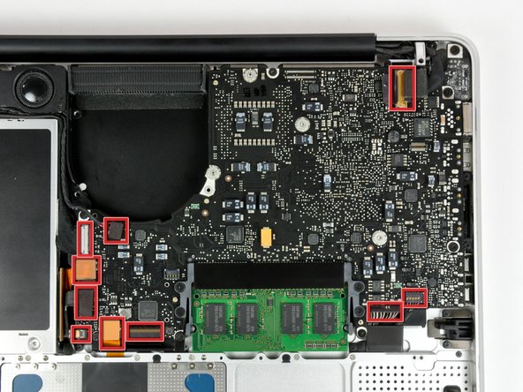 MacBook Unibody Model A1278 Left Speaker Replacement: step 11, image 1 of 1