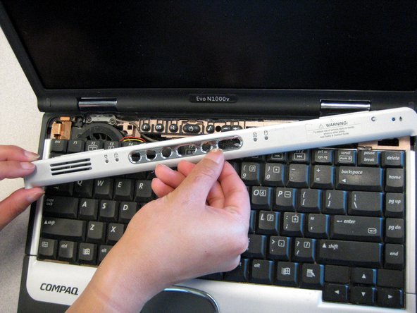 Compaq Evo N1000v Keyboard Replacement: step 8, image 2 of 2