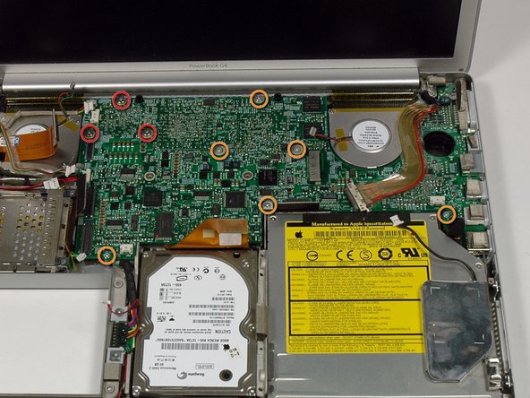 PowerBook G4 Aluminum 15" 1.67 GHz Right USB Board Replacement: step 15, image 1 of 1