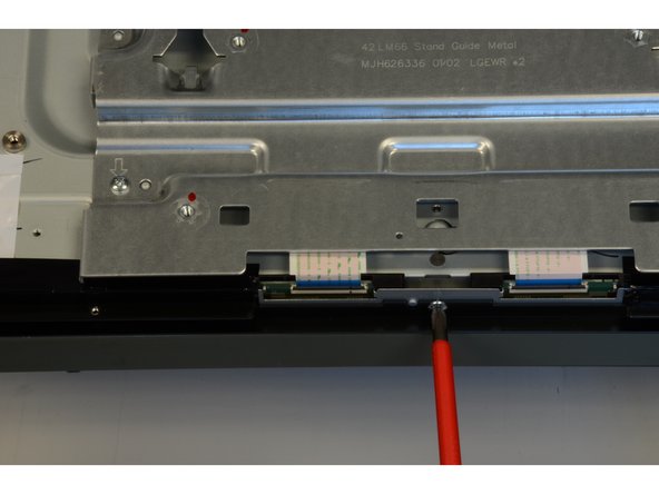 LG 47LM760S TV set, Removal of LCD Panel: step 5, image 2 of 2