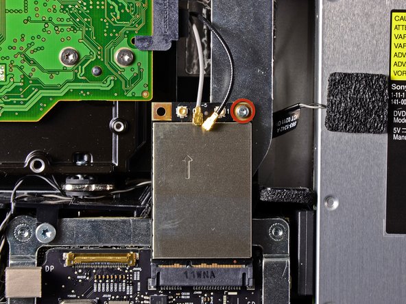 iMac Intel 21.5" EMC 2389 AirPort Card Replacement: step 11, image 1 of 1