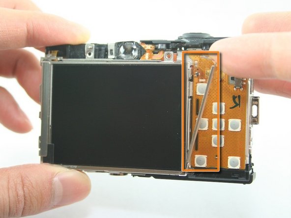 Disassembling Canon PowerShot SD1100 IS AV port and Logic board: step 6, image 2 of 2