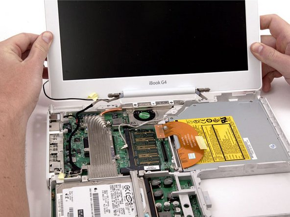 iBook G4 12" 800 MHz-1.2 GHz Front Display Bezel Replacement: step 44, image 1 of 1