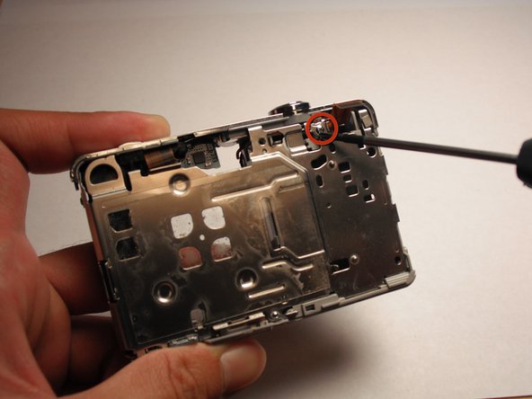 Sony Cyber-shot DSC-W55 Motherboard - Second Half Replacement: step 17, image 1 of 2