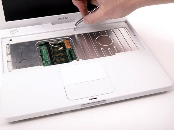 iBook G4 12" 800 MHz-1.2 GHz Sleep Light Replacement: step 28, image 1 of 1