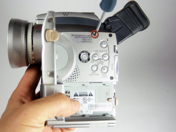 Removing Side Panel on Canon Optura 100MC: step 9, image 1 of 1