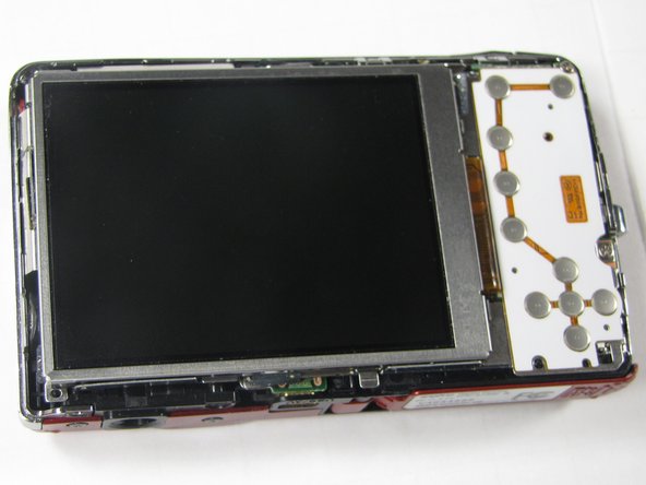Sanyo VPC-X1200 LCD Screen Replacement: step 3, image 1 of 2